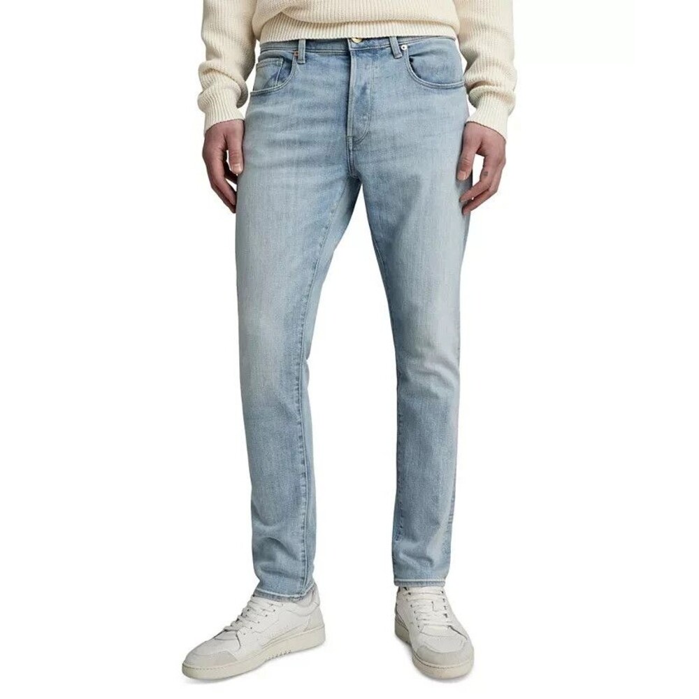 G-Star Raw Men's Stretch Slim-Fit Jeans Sun Faded Mirage Blue 33W/32L